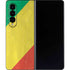 Republic of the Congo Flag Distressed Galaxy Z Fold4 5G Skin
